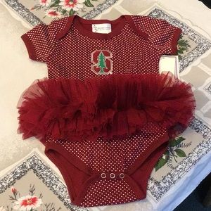 Stanford Cheerleading Onsie Sz 18 Mo. New
